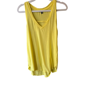 Dynamite Yellow Sleeveless Tank Top